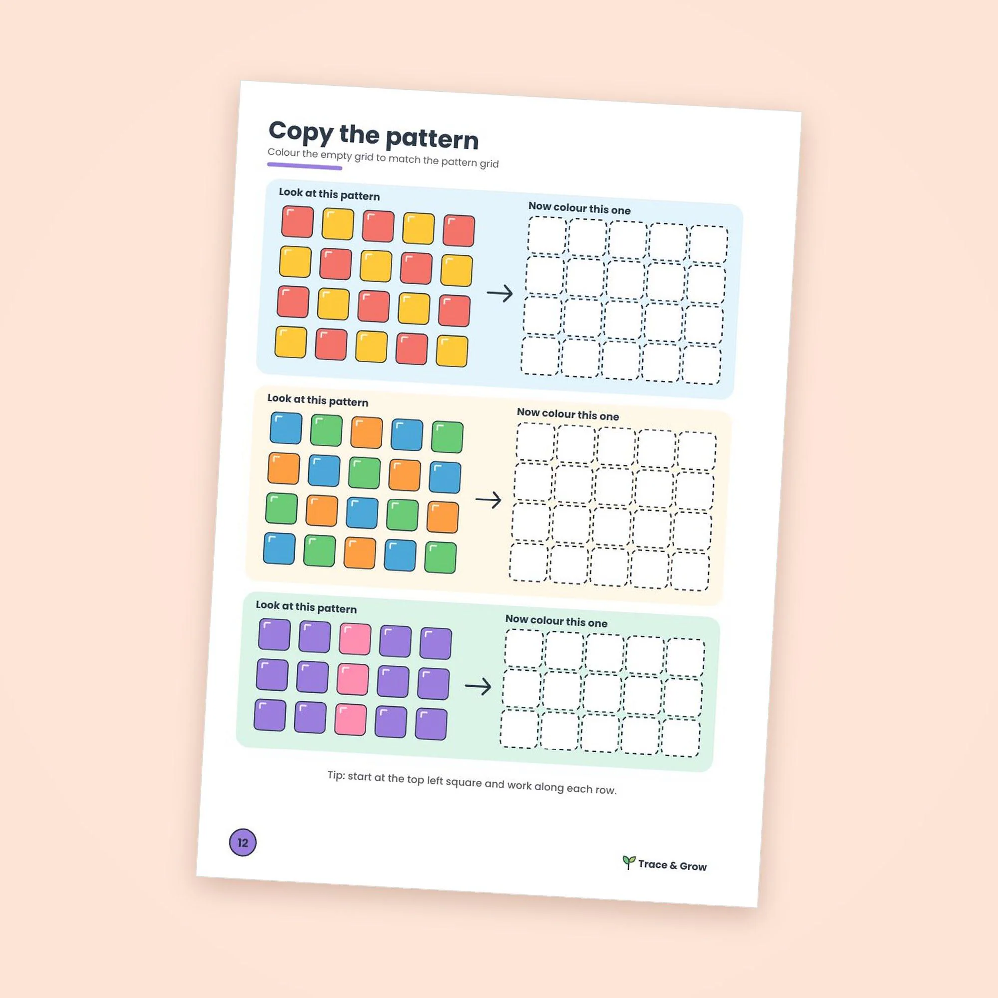 Patterns: inside pages