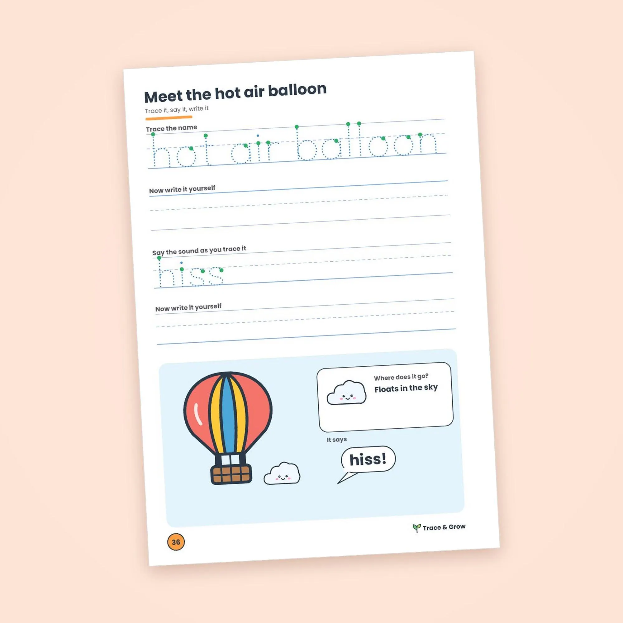 Vehicle Tracing Worksheets for Toddlers and Preschool: inside pages