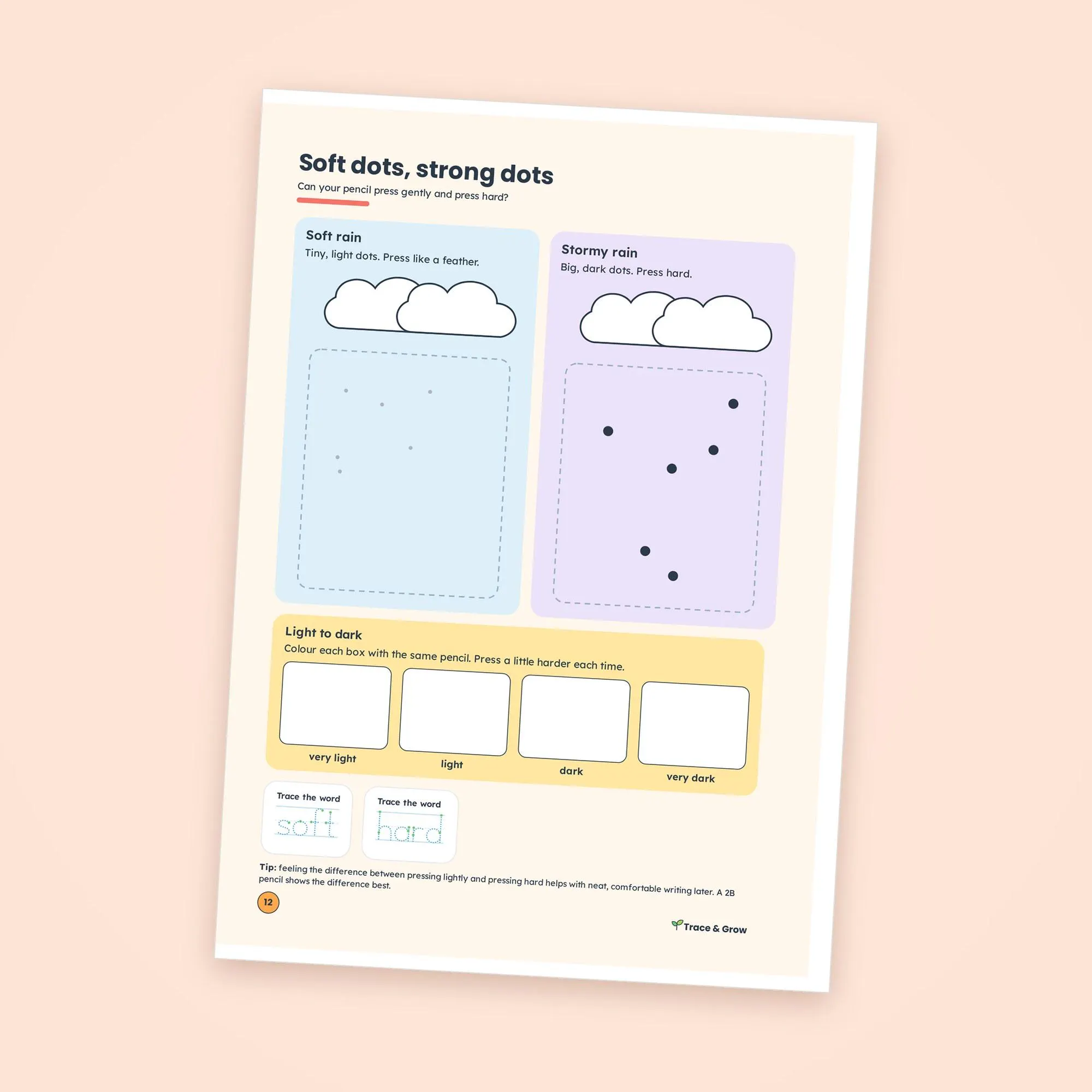 Fine Motor Skills Activities: inside pages