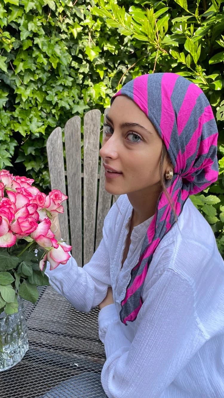 Gift For Nurse Doctor Hospital Patient Pre Tied Bandana Head Wrap Hijab Tichel Durag to Cover and Conceal Hair. Made in USA