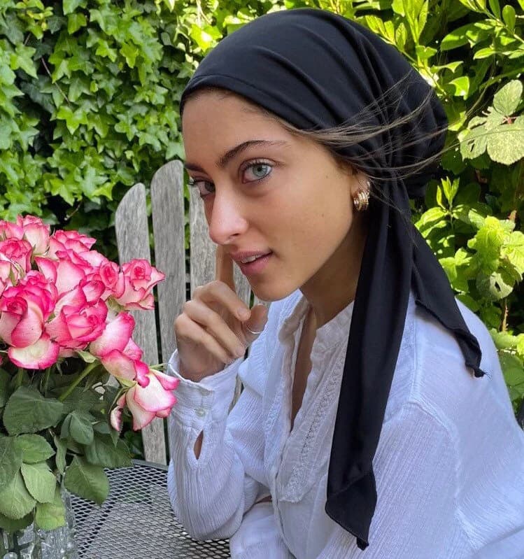Exercise Hijab | Black Tichel | Pre Tied Bandana | Hair Scarf For Woman | Quality Fashion Headwear | Alopecia Friendly | Made in USA