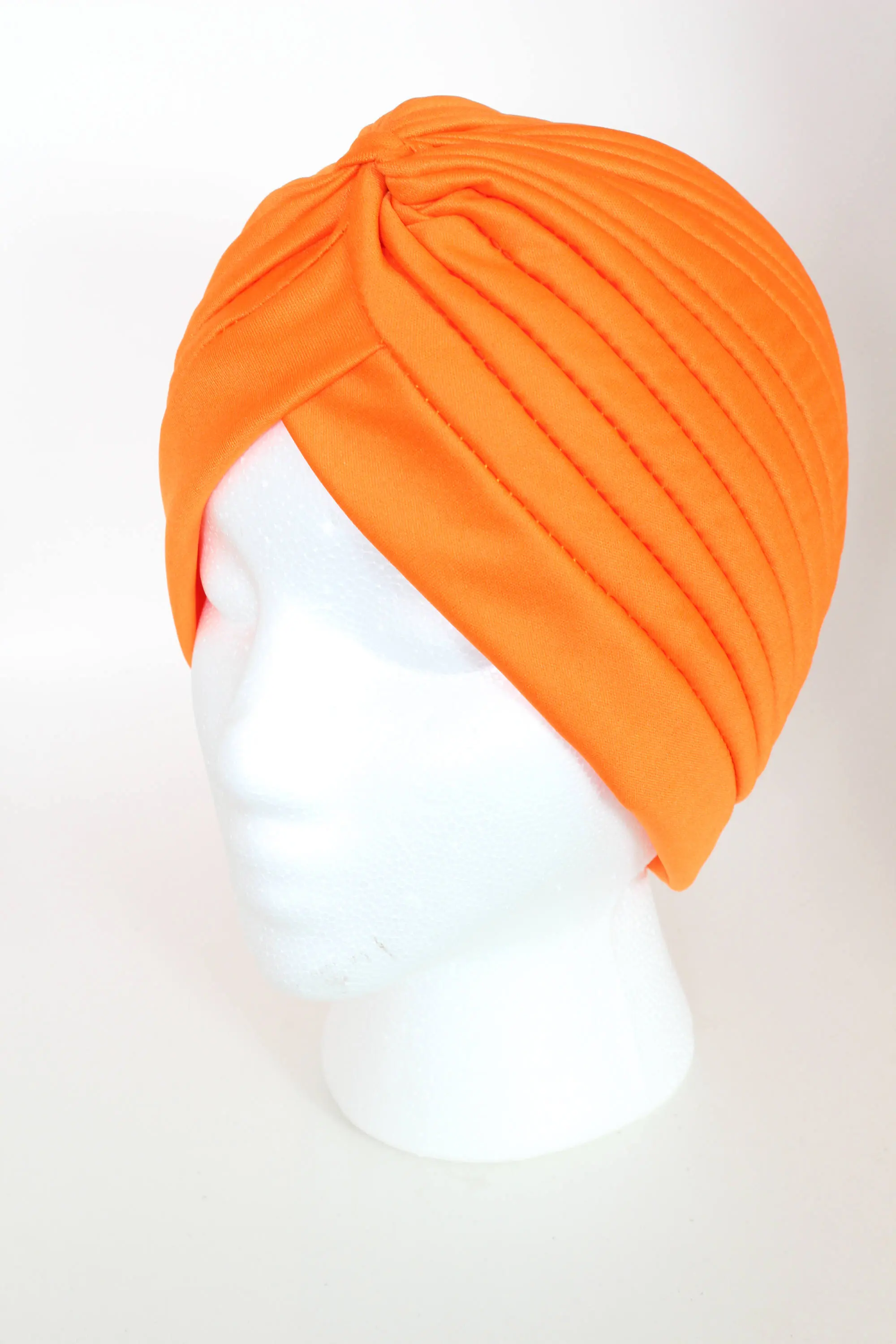 Orange Fashion Turban: Glamorous Classy Headwear - image 3
