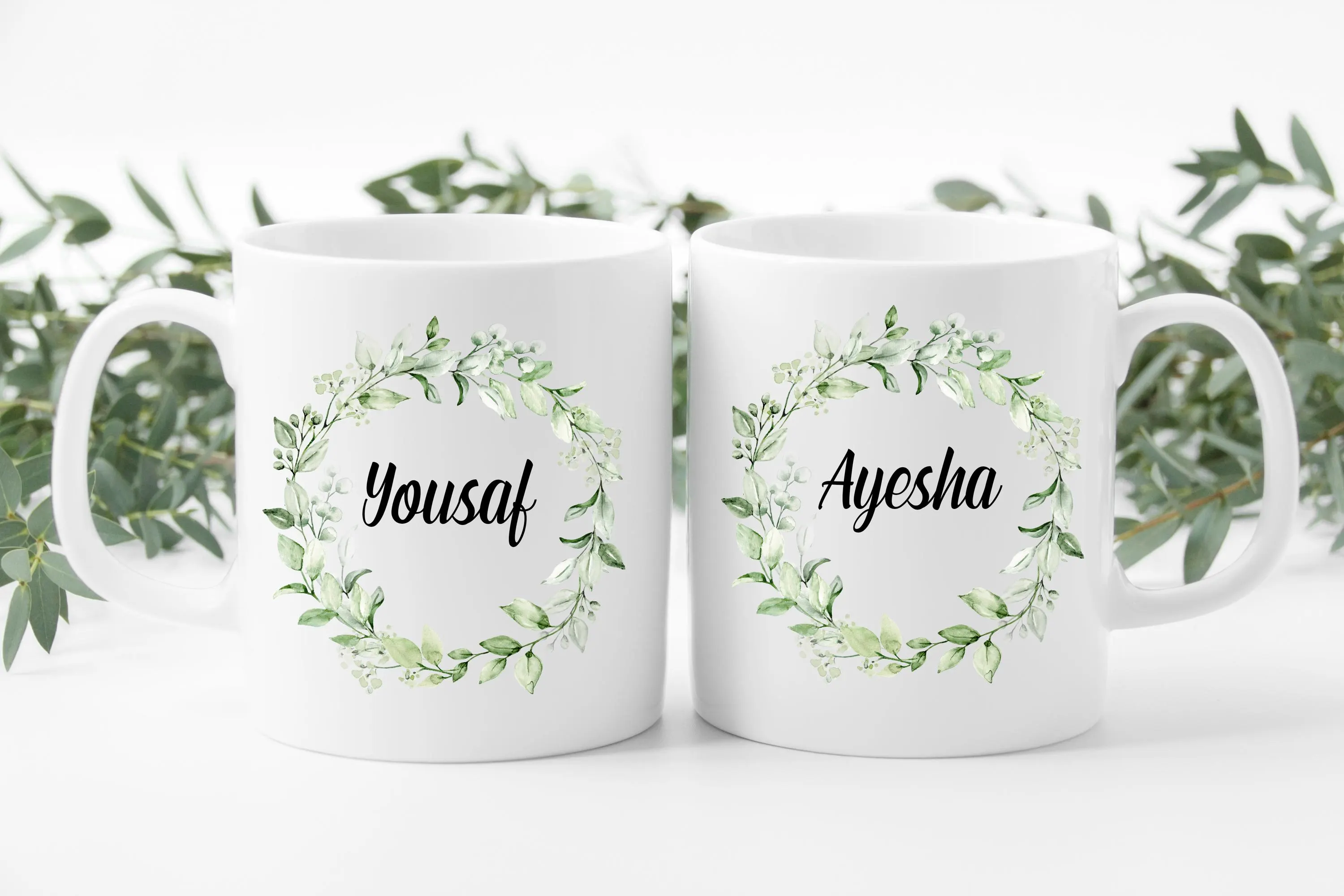 Personalised Islamic Mug /Arabic / Couple Gift / Mug for Couple / His, Her Mug , Wedding , Bride , Groom , Anniversary Gift , Set of two - image 4