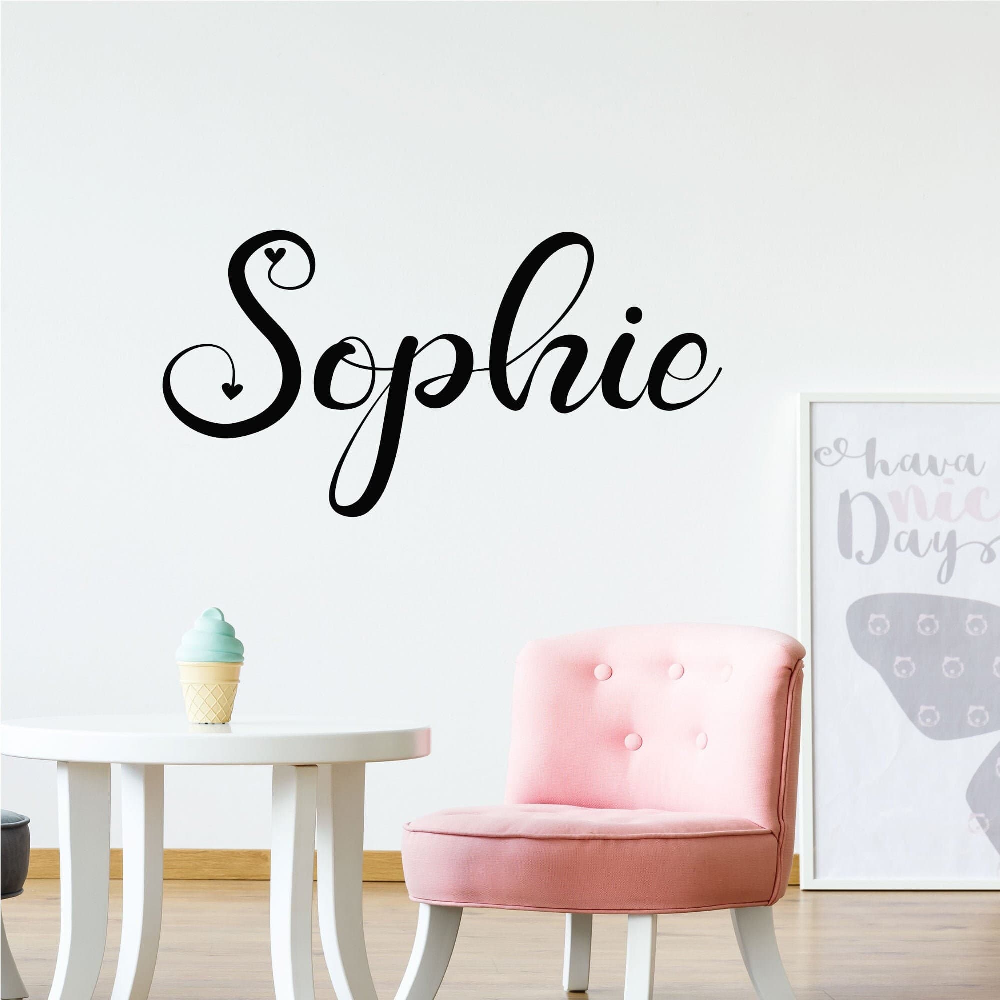 Custom Muslim Girl Name Wall Decal, Nursery Decor - image 4