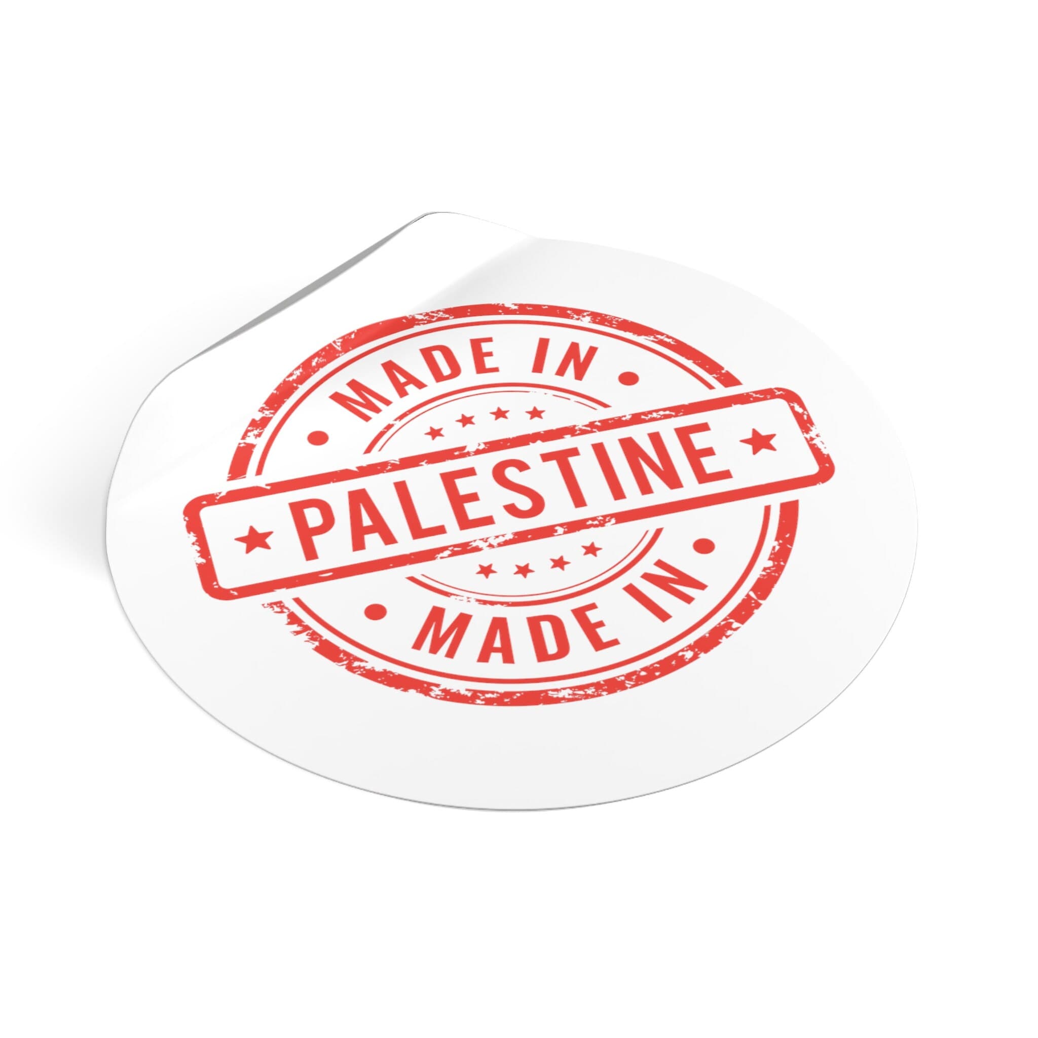 Made in Palestine Round Vinyl Stickers - image 3
