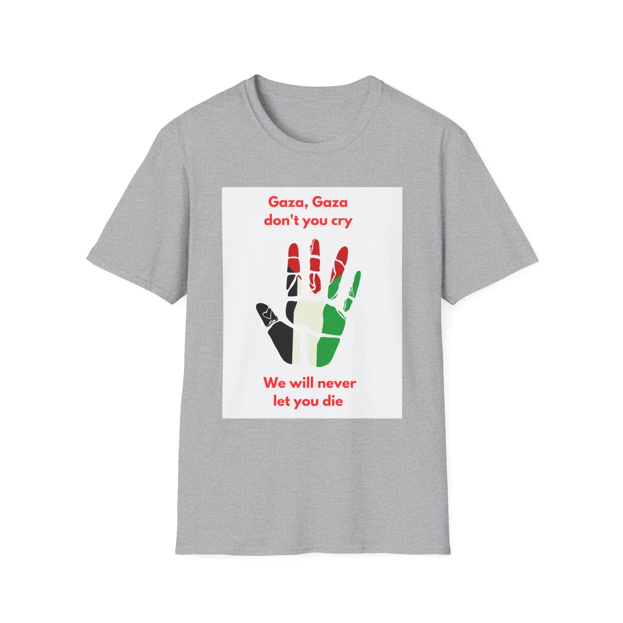 Gaza, Gaza Unisex Softstyle T-Shirt - image 3