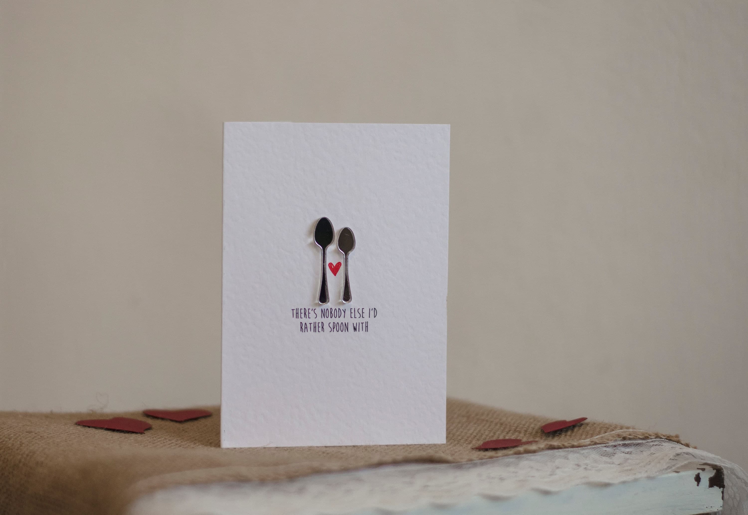 There's Nobody Else I'd Rather Spoon With Valentine's Day Card For Him or Her - image 4