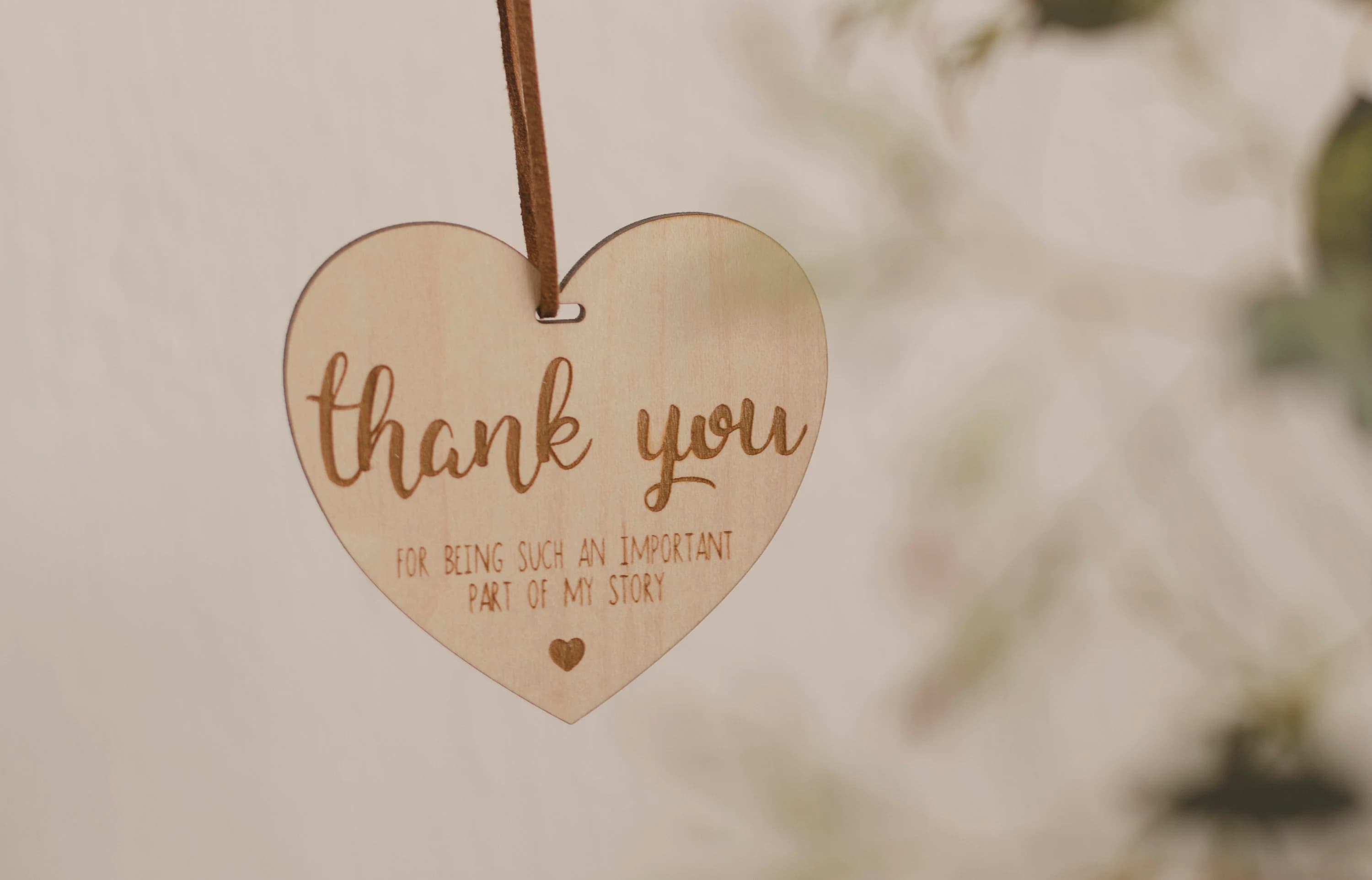 Thank You For Being Such An Important Part Of My Story Wooden Heart Teachers End Of Term Gift - image 4