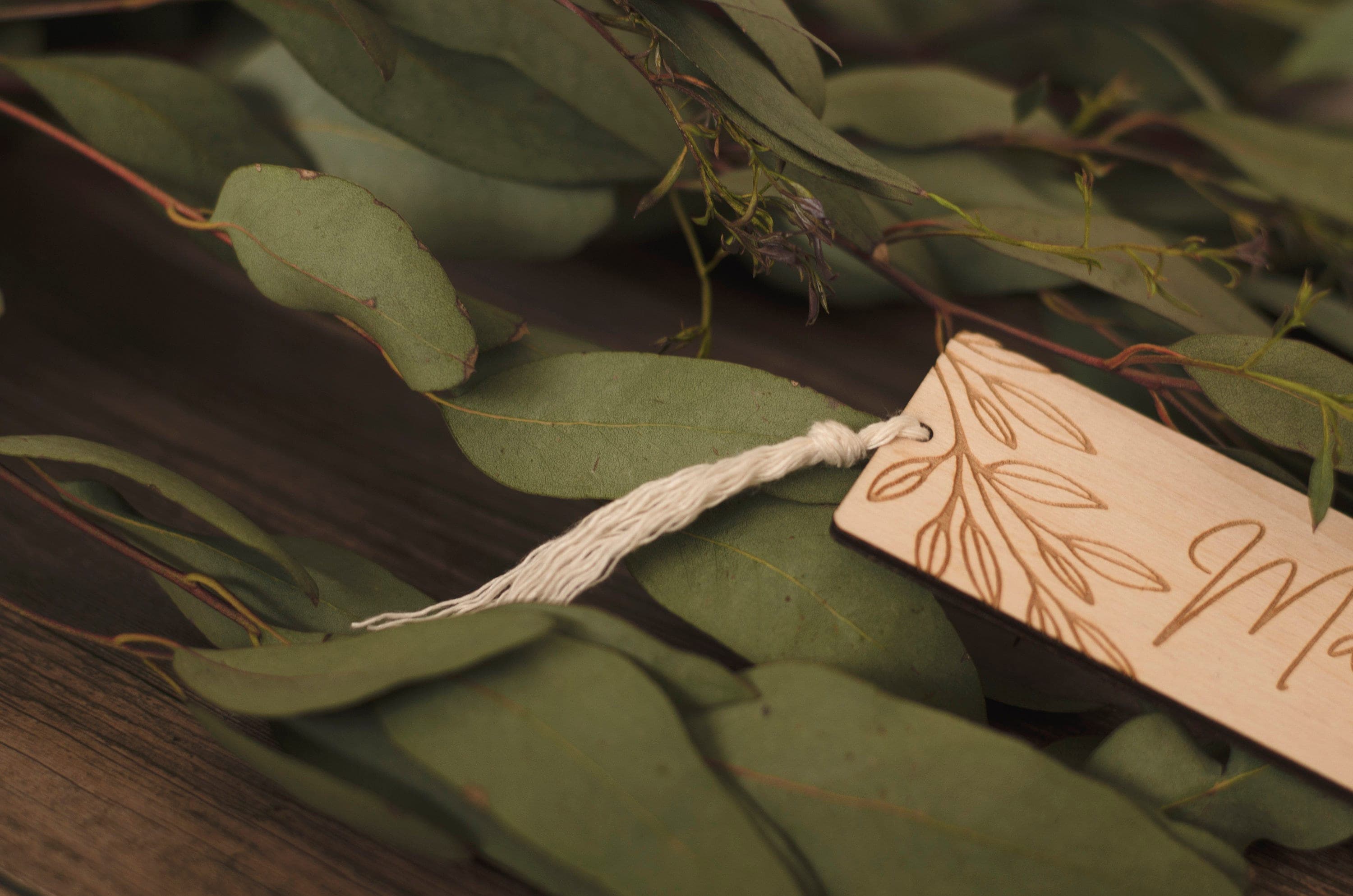 Personalised Botanical Wooden Bookmark Gift For Him Her Mum - image 3