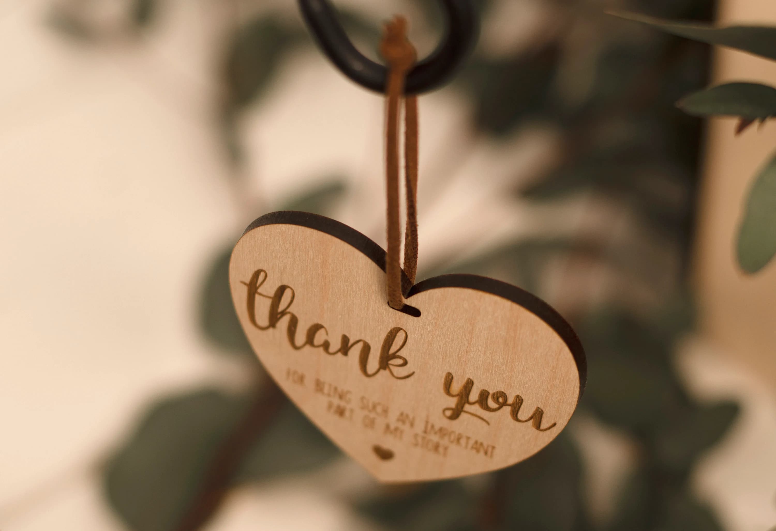 Thank You For Being Such An Important Part Of My Story Wooden Heart Teachers End Of Term Gift - image 5
