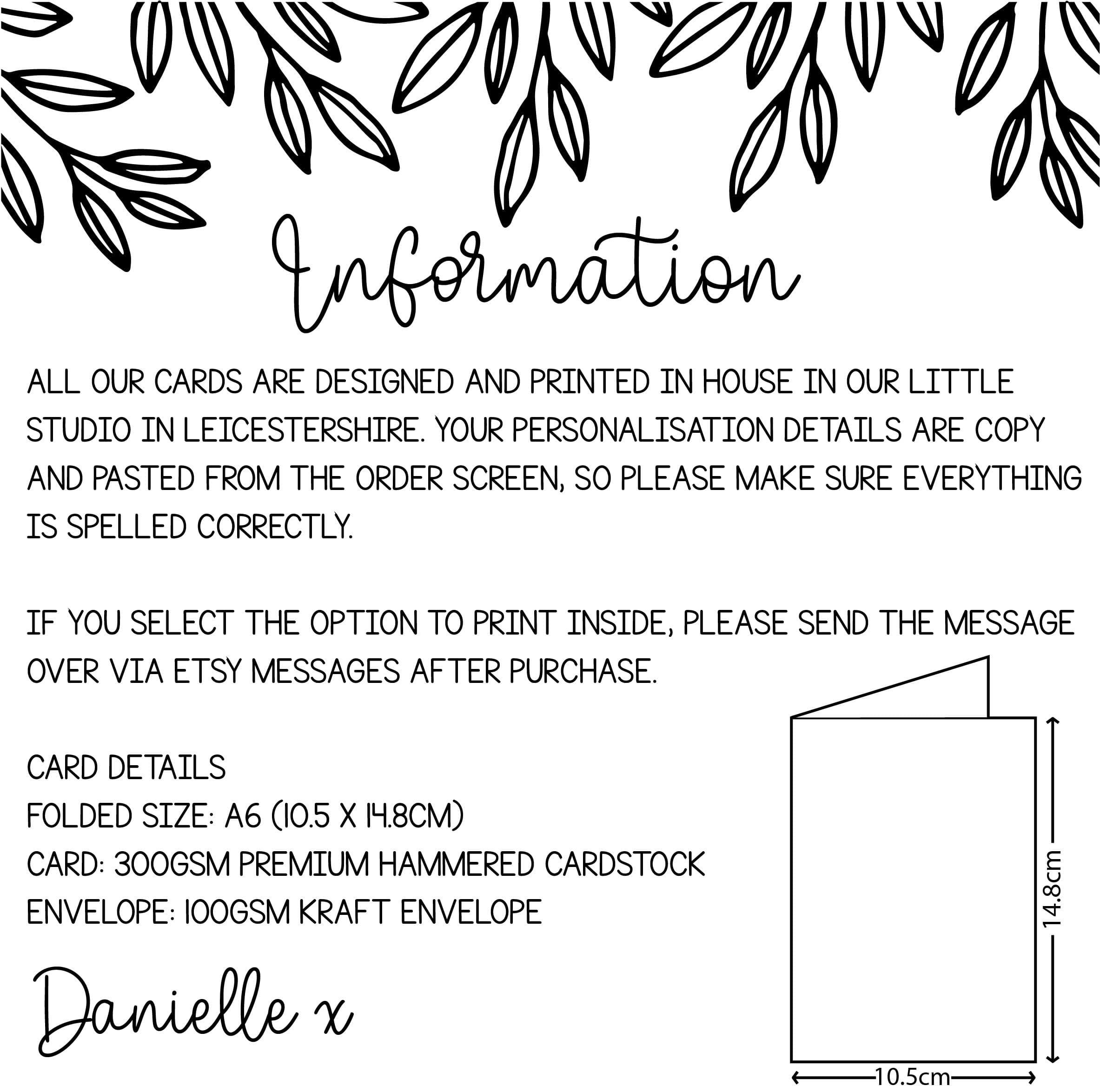 Luxury New Baby Girl Bow Personalised Greetings Card - image 3