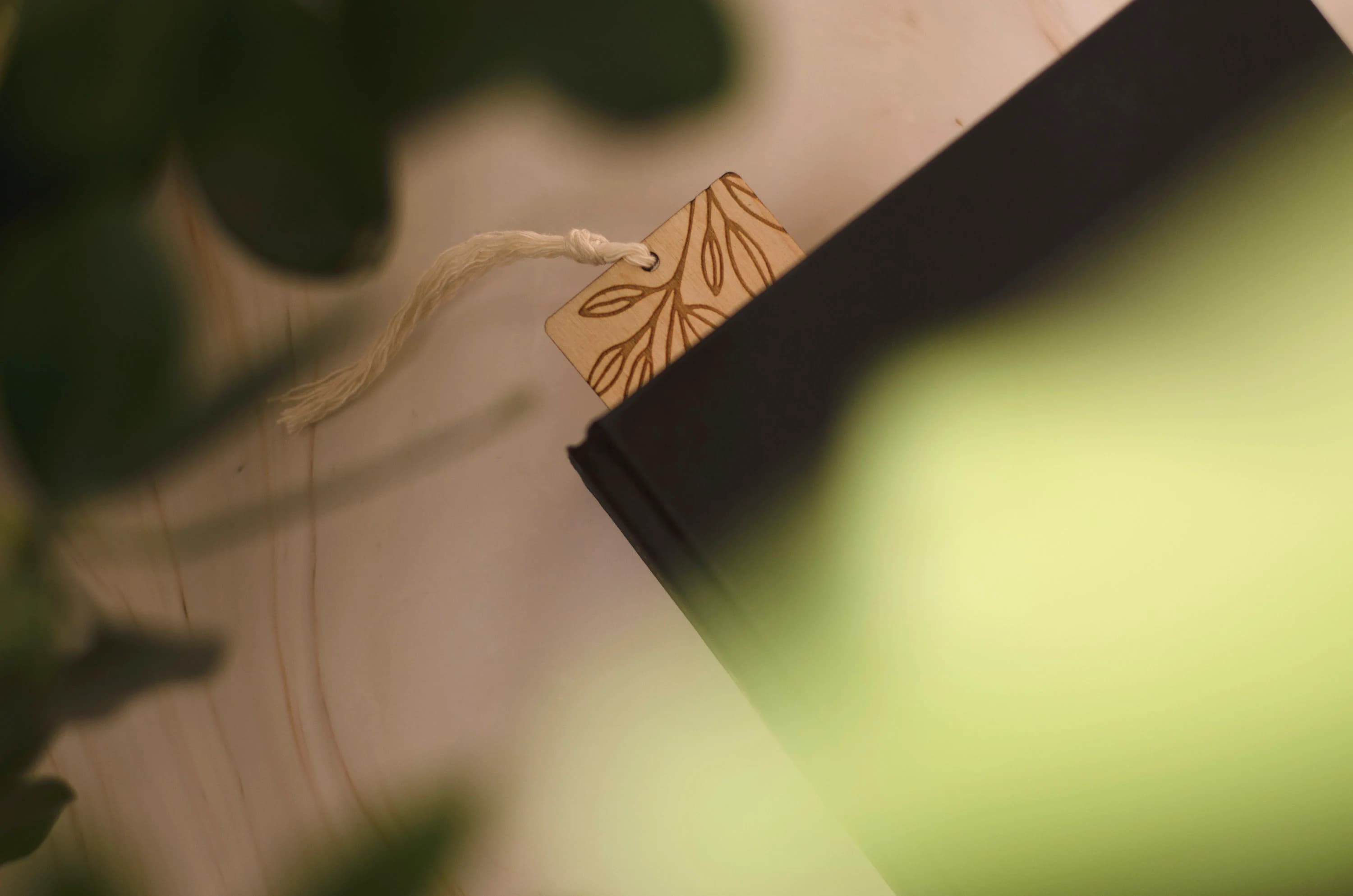 Personalised Botanical Wooden Bookmark Gift For Him Her Mum - image 4