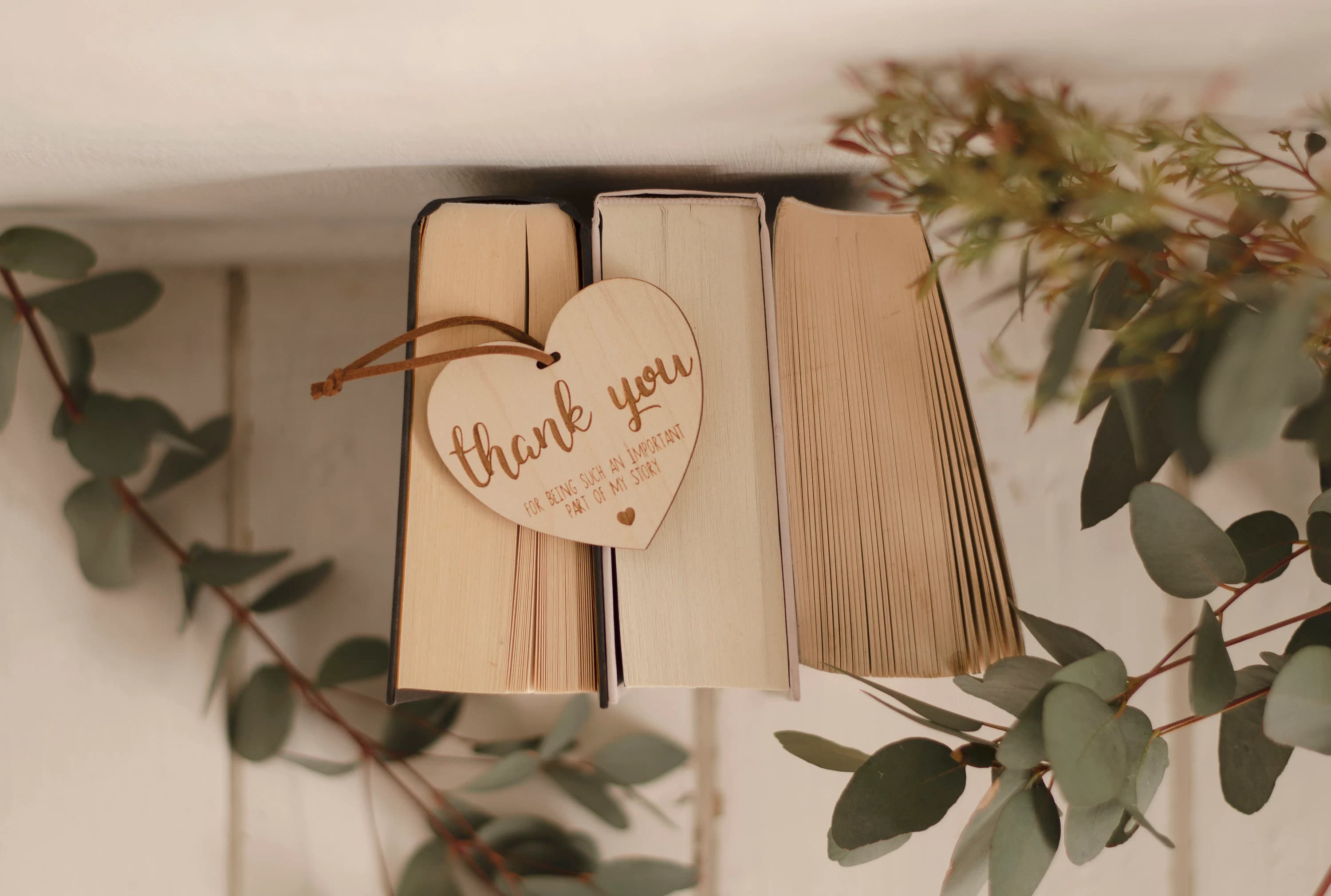 Thank You For Being Such An Important Part Of My Story Wooden Heart Teachers End Of Term Gift - image 3