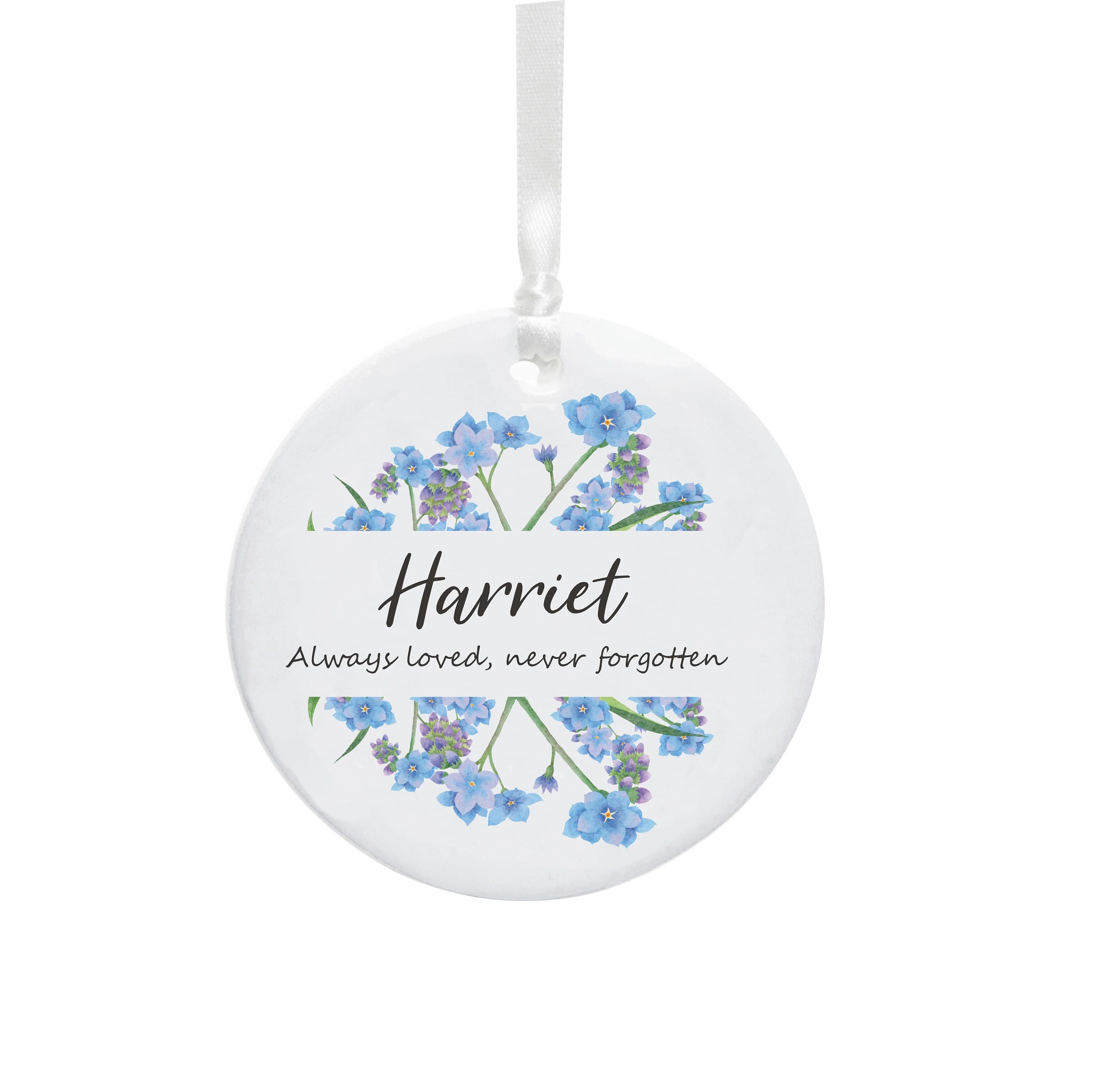 In loving Memory Always Remembered Never Forgotten Ceramic Keepsake - Personalised Remembrance Gift - Sorry For Your Loss Sympathy Gift - image 4