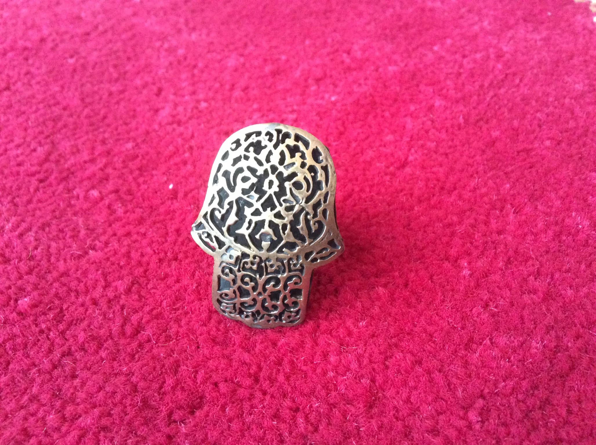 Ancient Egyptian , Hand hamsa ring,African Jewelry, pharaoh Egyptian Jewelry, adjustable ring , Egypt symbol , Egyptian hollow ring T3