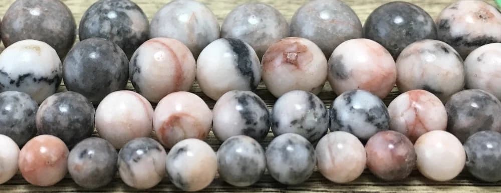 Pink Zebra Jasper, 6mm Natural stone, Jasper stone gem stone, Round pink jasper stone, Pink Zebra Jasper stone, Canadian Supplier - image 5