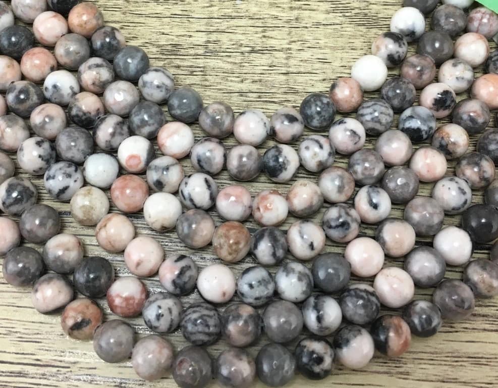 Pink Zebra Jasper, 6mm Natural stone, Jasper stone gem stone, Round pink jasper stone, Pink Zebra Jasper stone, Canadian Supplier - image 4
