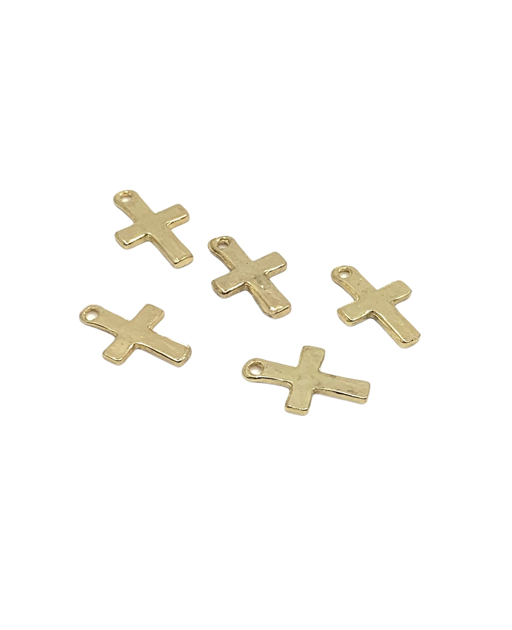 Back side of alloy cross charms