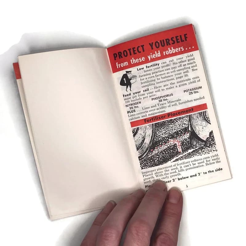 Vintage 1962 Farm Notebook | United-HAGIE Hybrids | Agricultural Ephemera | Unused Pocket Notes | Midcentury Farming - image 4