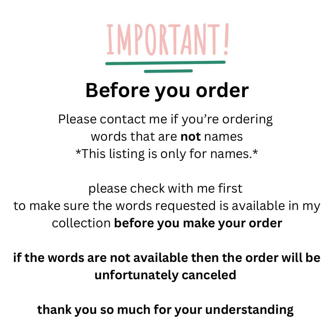 Calligraphy custom personalized Arabic names decal removable and permanent - image 3
