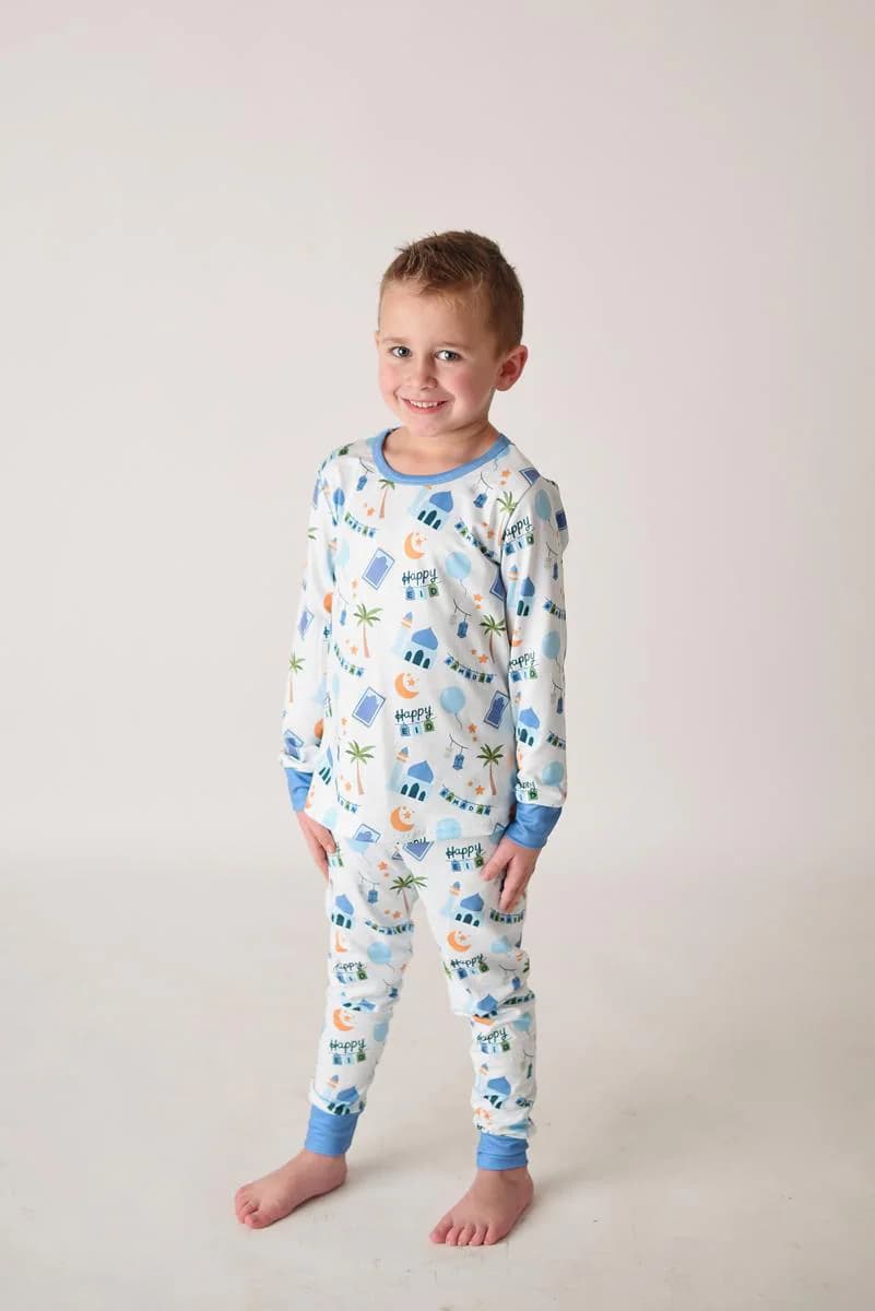 Ramadan Eid Pajamas Girls Boys Soft Pajamas Kids Jammies