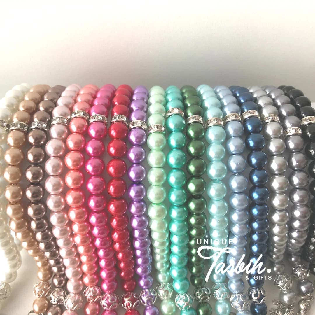 Tasbih 33 beads | Muslim Prayer beads with letter | Initials | Personalized | Subha Islamic Prayer Beads | Misbaha | Musalah - image 3