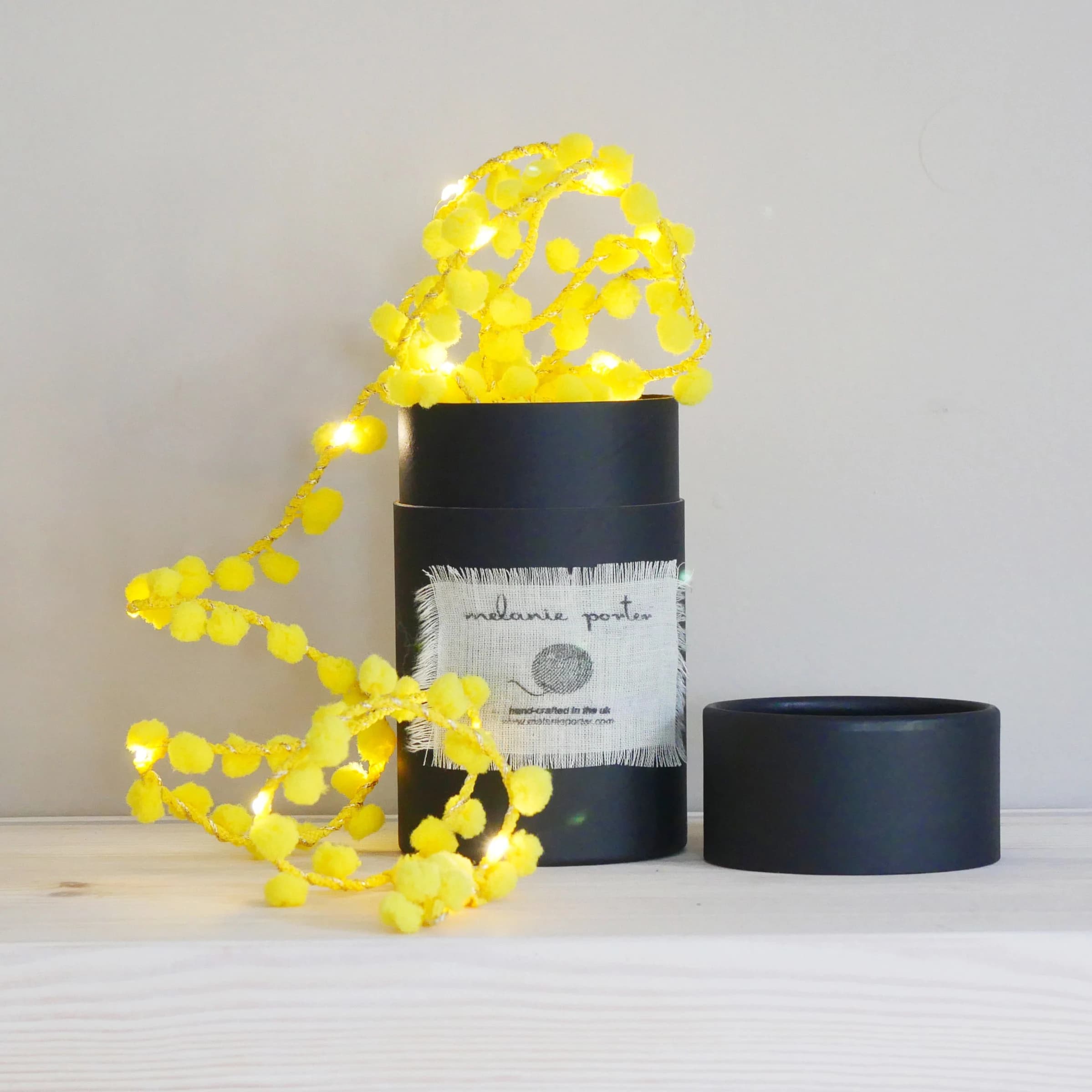 Neon Rainbow Pom Pom Fairy Lights: Kids Room Decor
