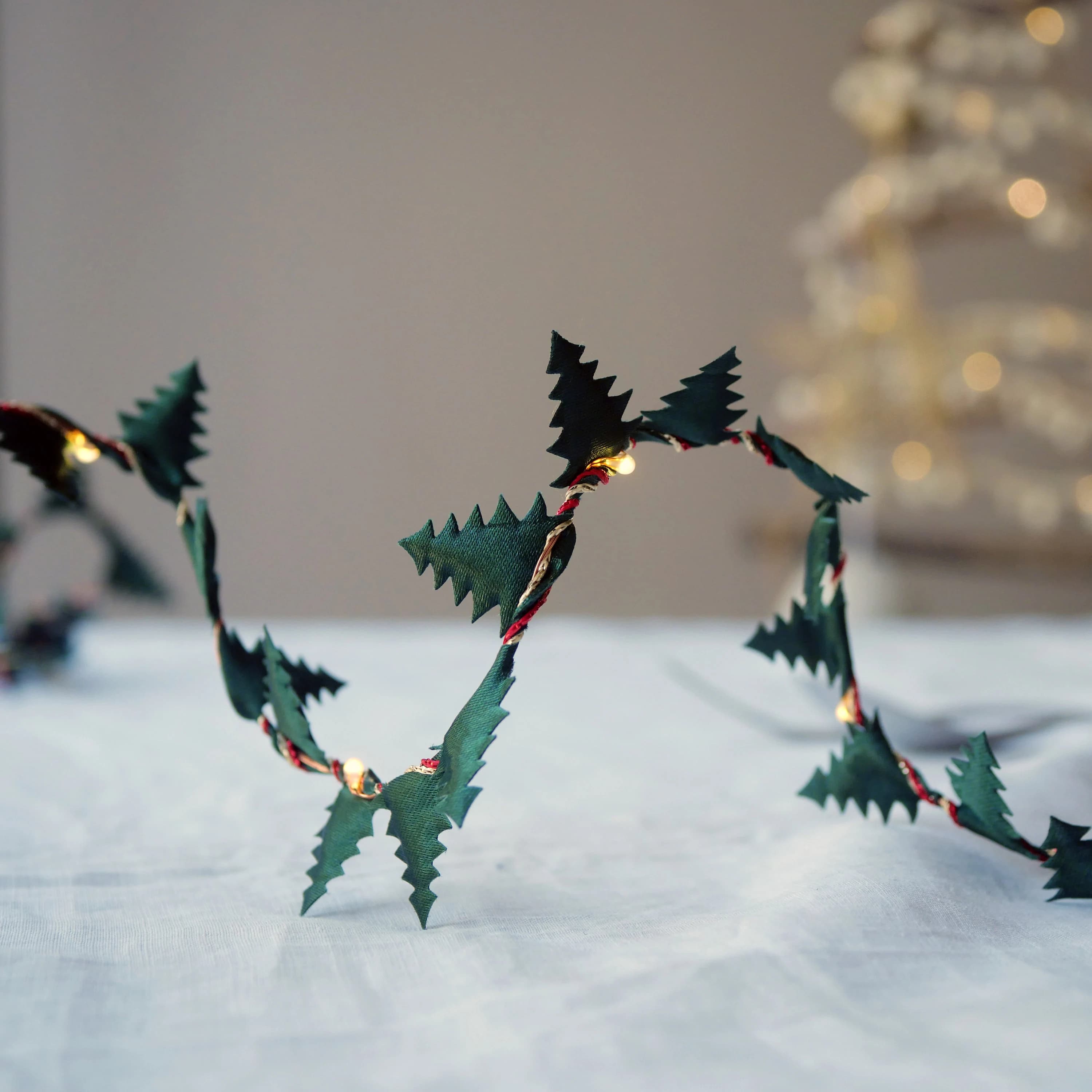 Christmas Tree Fairy Lights | Handmade Christmas Decor & Table Centrepiece