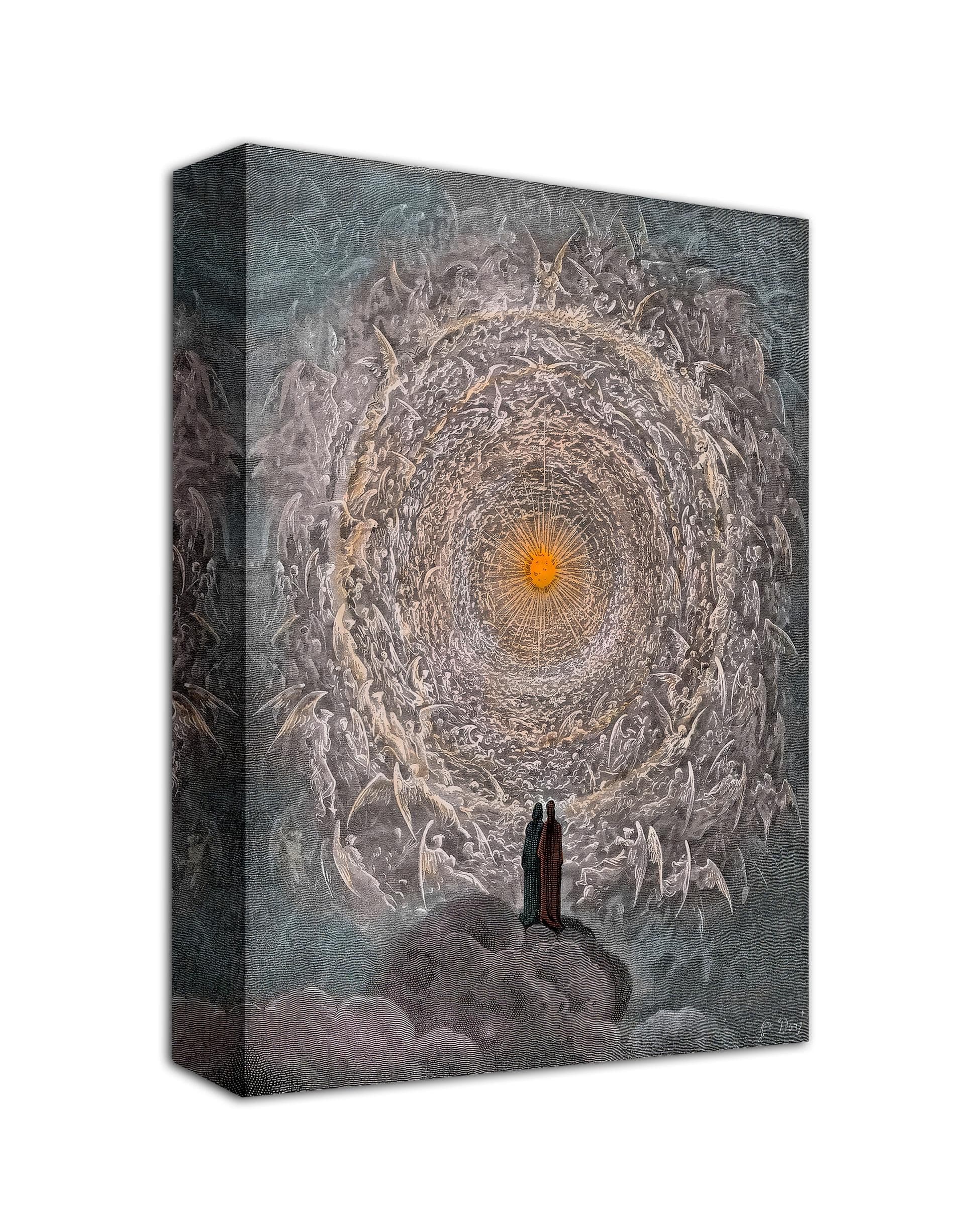 Gustave Dore Canvas Print, The White Rose, Inferno Wall Art, Ready to Hang - image 3