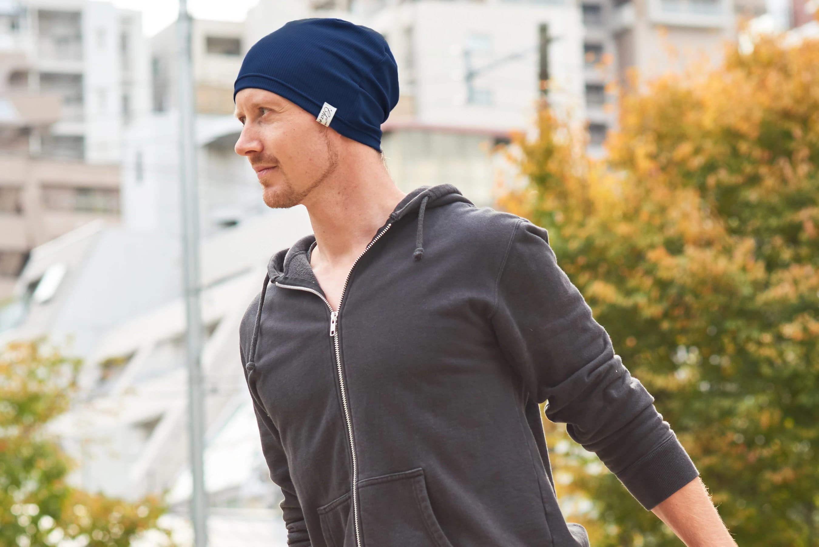 Sports Beanie Made in Japan, Sweat Wicking Beanie, Mens Athletic Hat, Womens Running Cap, Lightweight Beanie, Gym Beanie, Cooling Material
