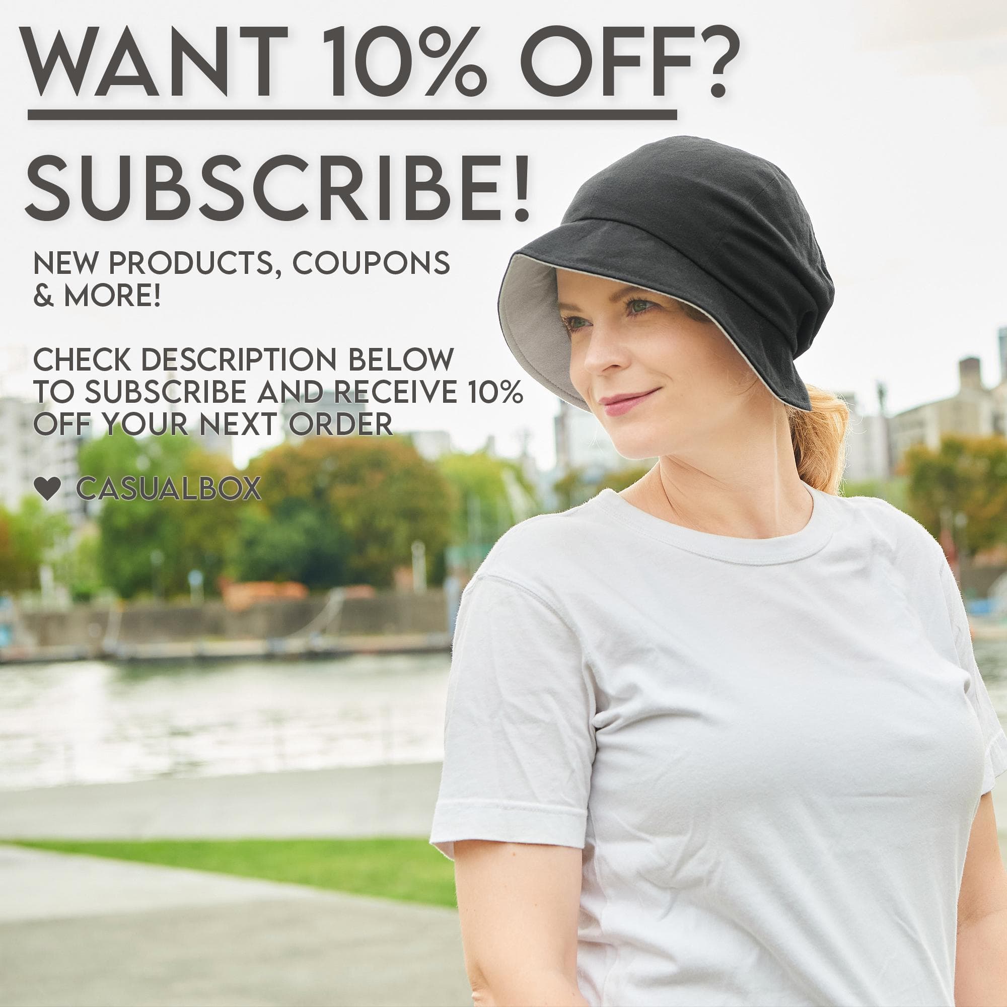 Organic Summer Hats Women, 100% Organic Cotton Chemo Headwear for Summer, Cloche Hat, Sun Hat Newsboy, Wide Brim Hat, Sunhat - image 4